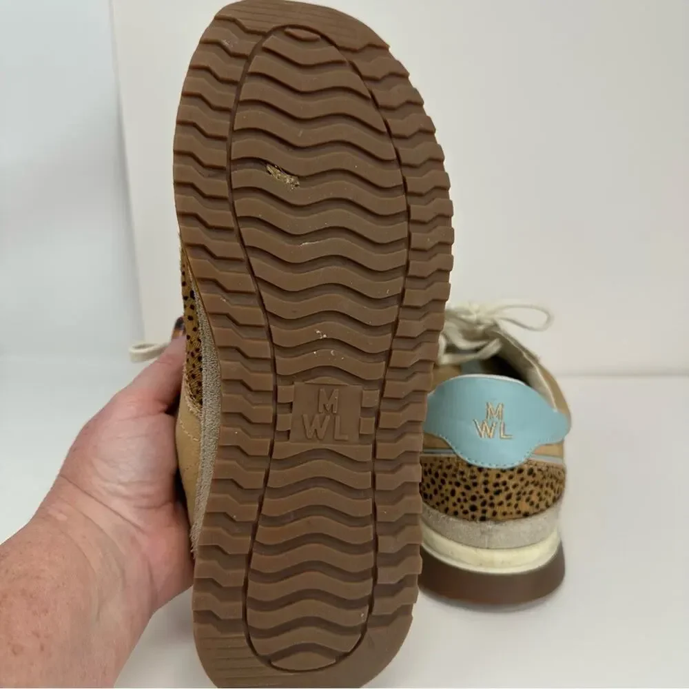 Madewell Kickoff Sneaker Trainer Spot Dot Calf Hair & Nuback - Picture 11 of 11